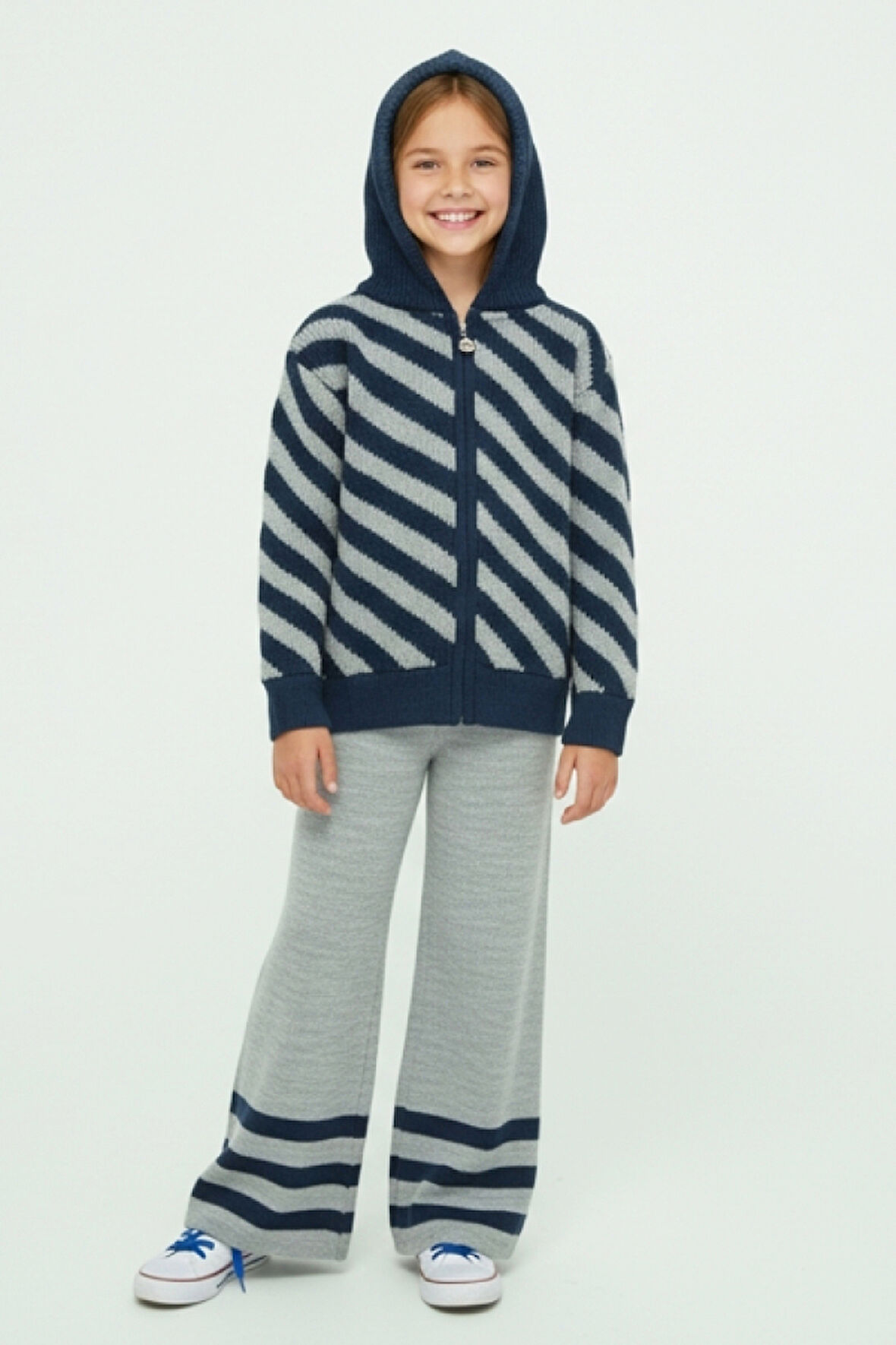 Kız Çocuk Triko 2'li Alt-Üst Takım (Hırka ve Alt)  10-15 Yaş 12431