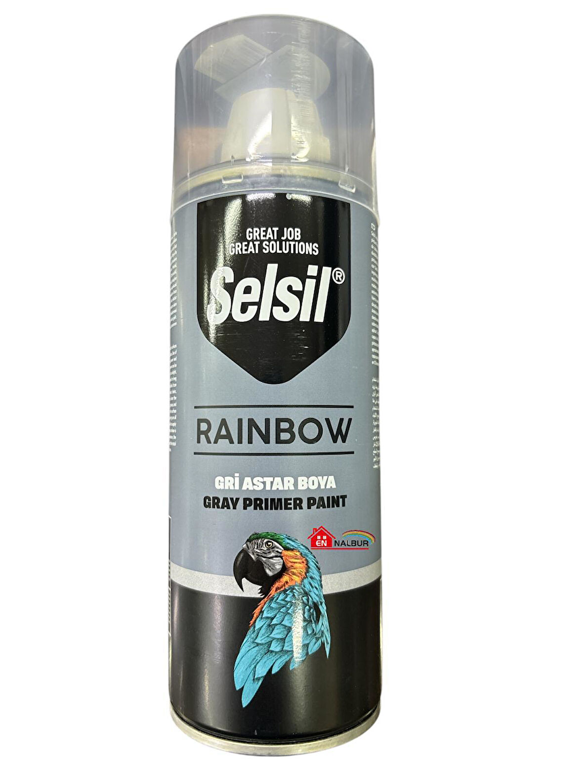 Selsil Rainbow Akrilik Sprey Astar 7042 Gri