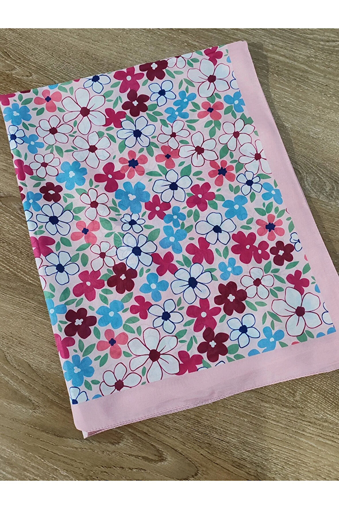 Vav İpek Elegance 75*190 Pamuk Şal Pembe