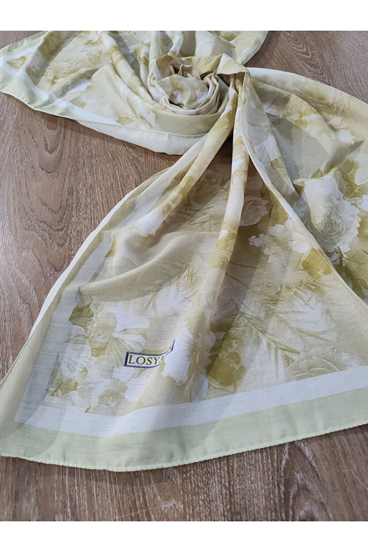 Losyana Pamuk Şal Yeşil
