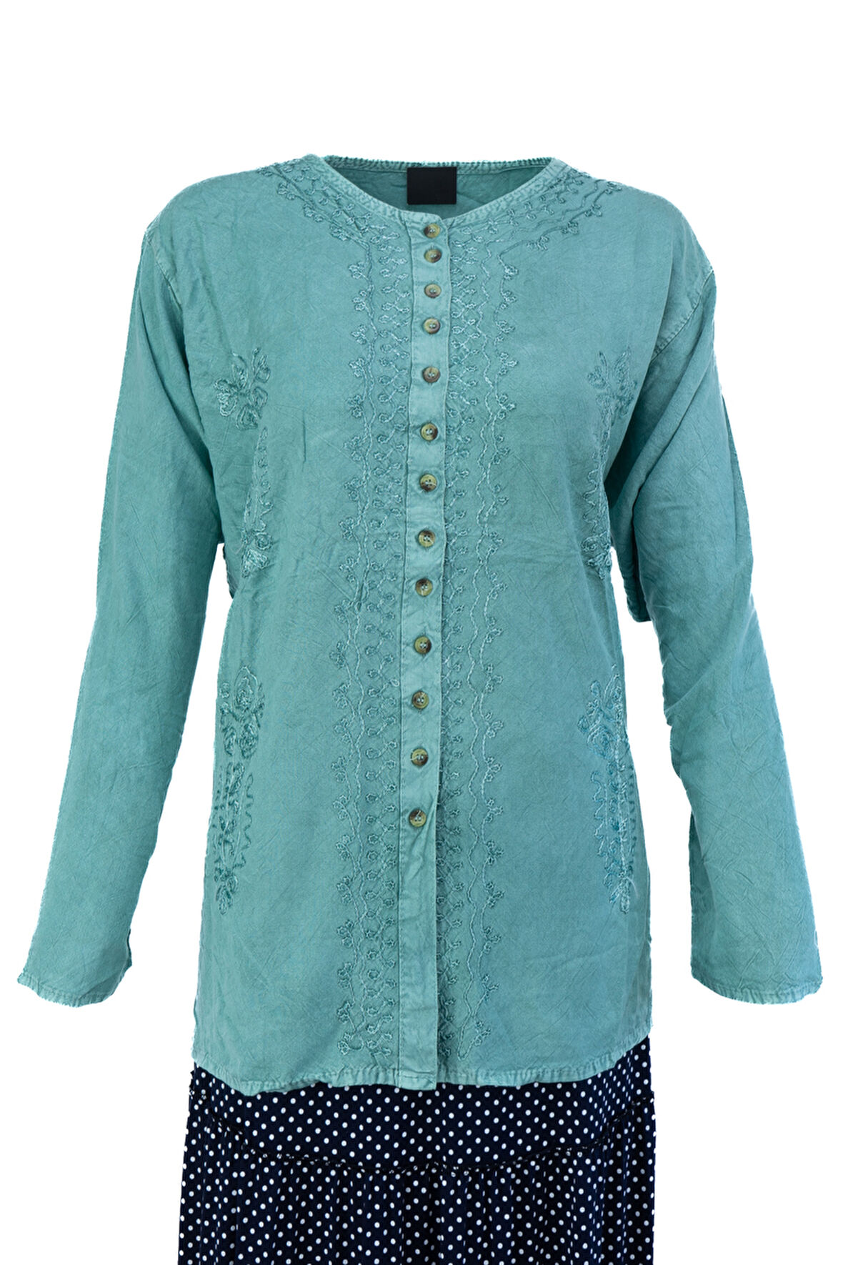 Oppland Kadın Bluz Şile Bezi %100 Saf ipek Dokuma Kumaş Modern Model Çok Hafif ve Serin Tutar Rahat