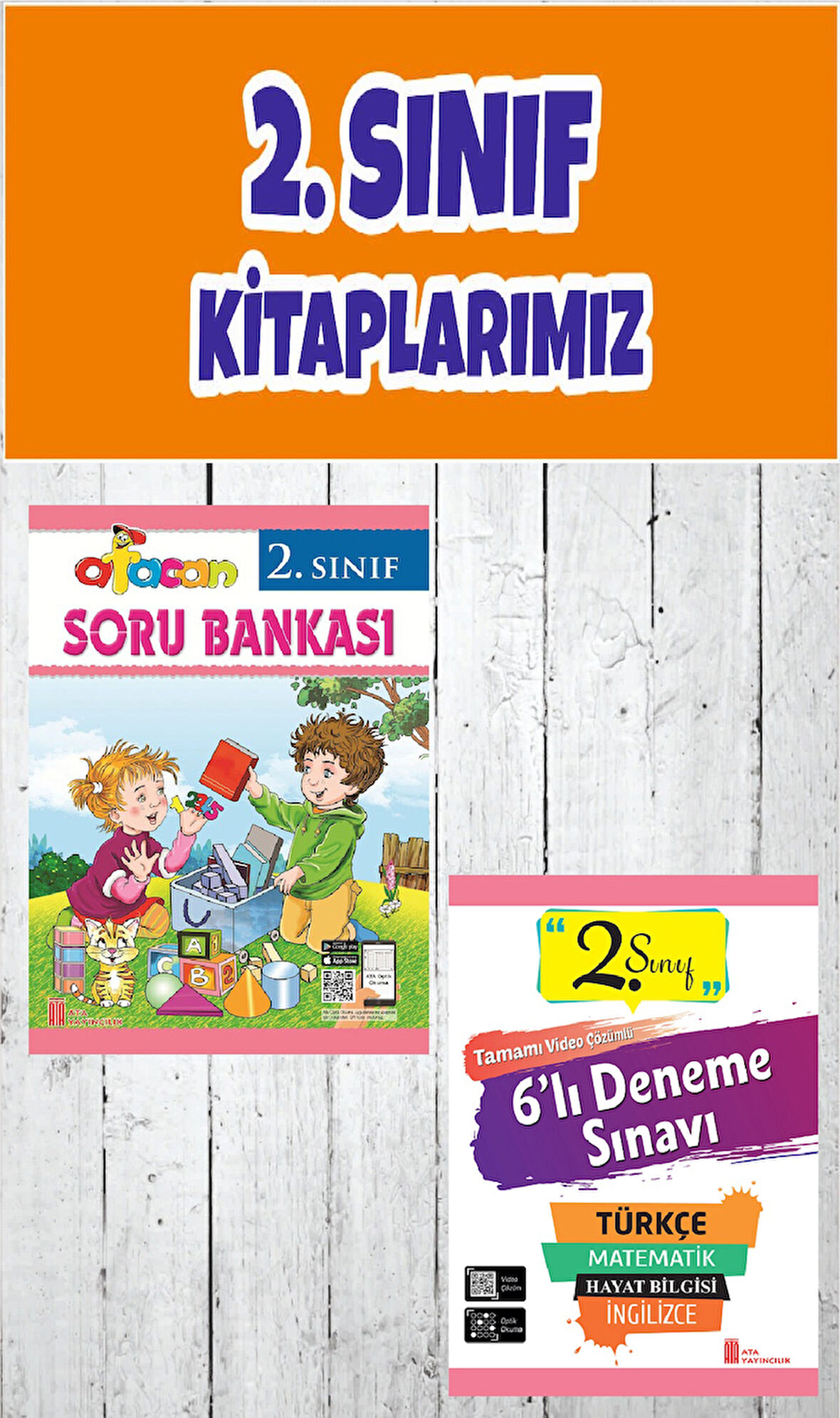 Ata 2.Sınıf Afacan Soru Bankası+ 6 lı Deneme Sınavı