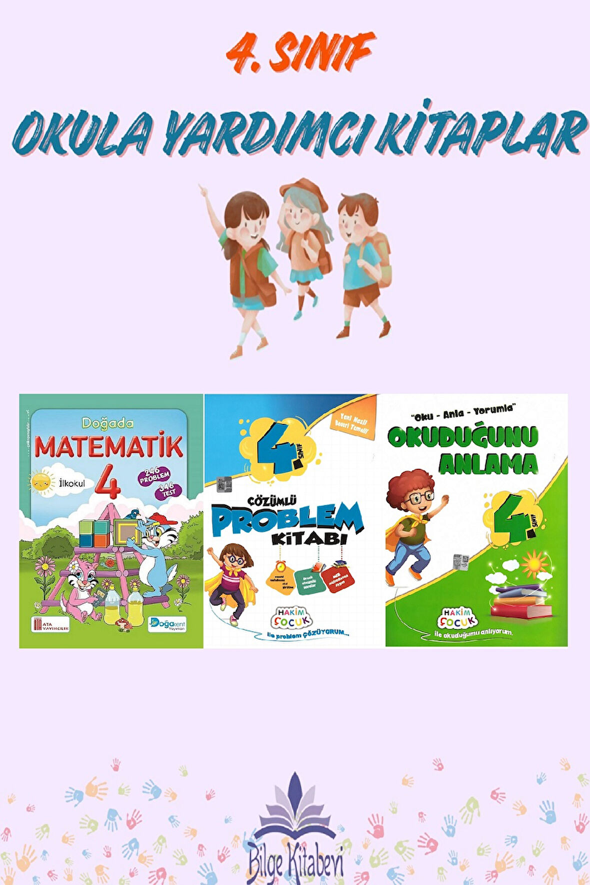 4.Sınıf Matematik + Çözümlü Problem Kitabı + Okuduğunu Anlama