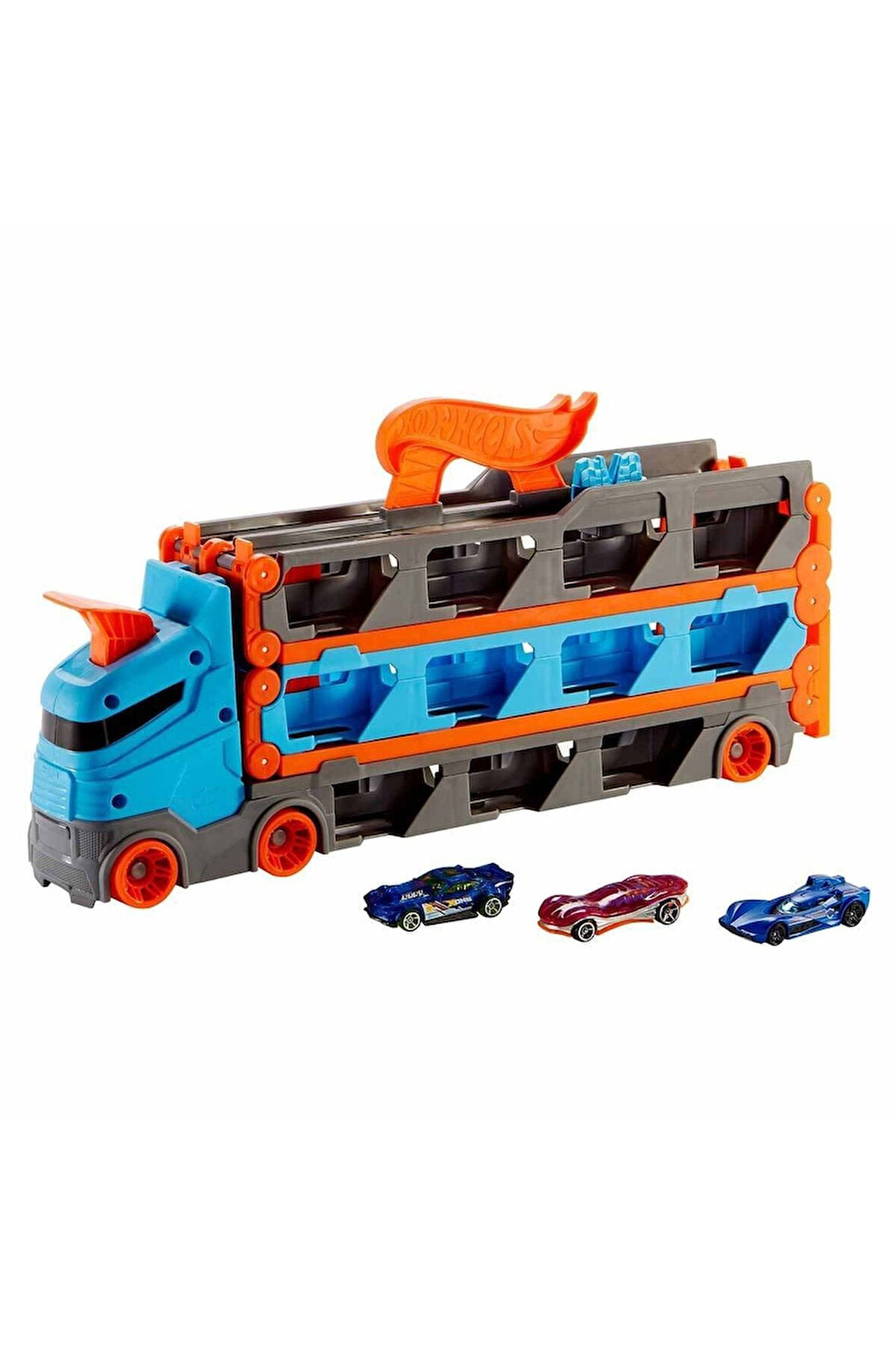 Hot Wheels Sürat Pistli Tır 3 Adet 1:64 Ölçekli Araba Içerir 4-8 Yaş Arası Çocuklar Için Gvg37