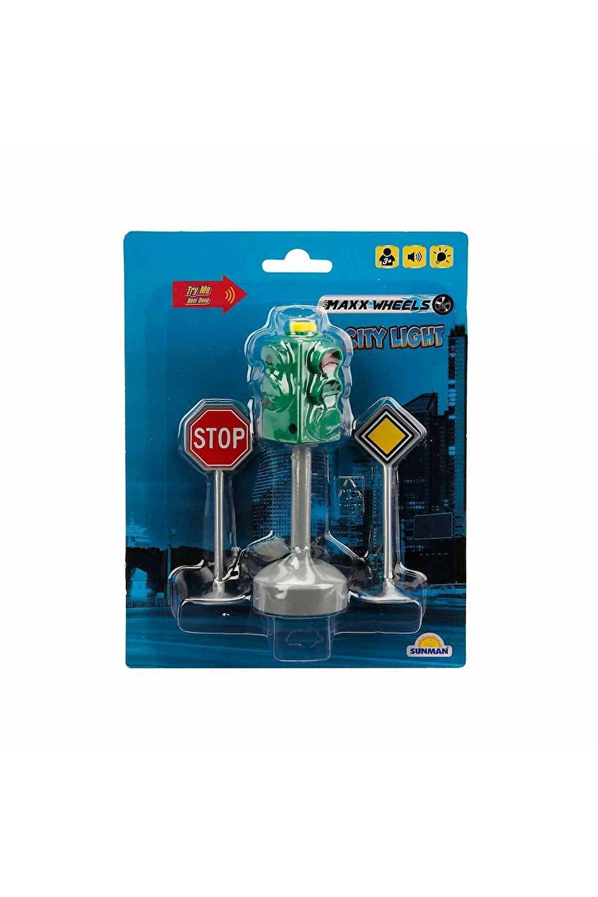 Maxx Wheels Sesli Ve Işıklı Trafik Lambası