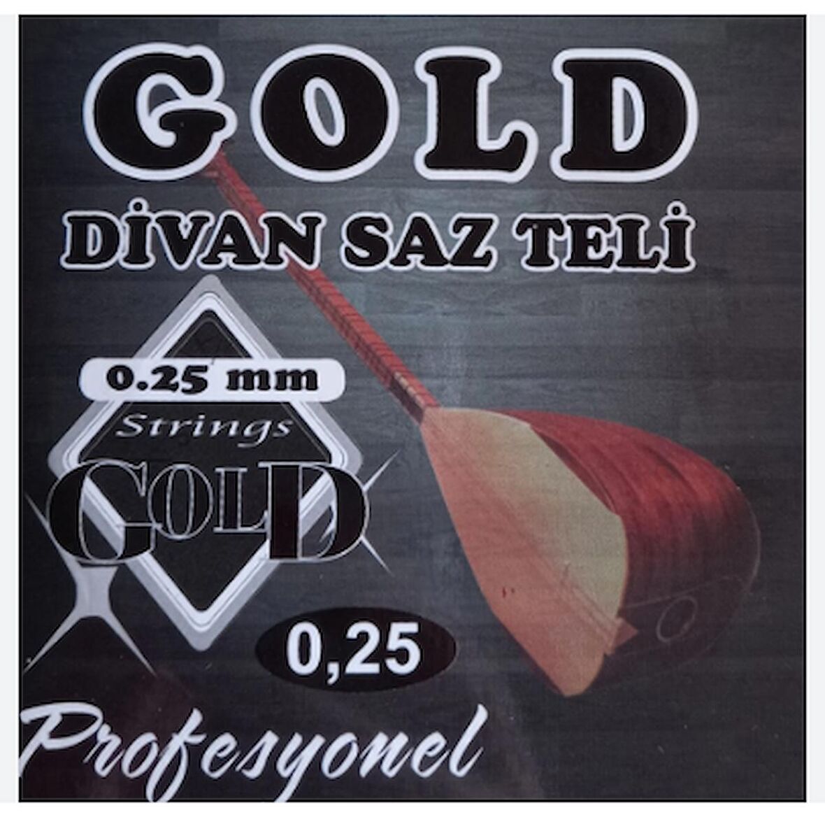 GOLD GD-025 DİVAN TELİ 0.25 BAM BAMLI