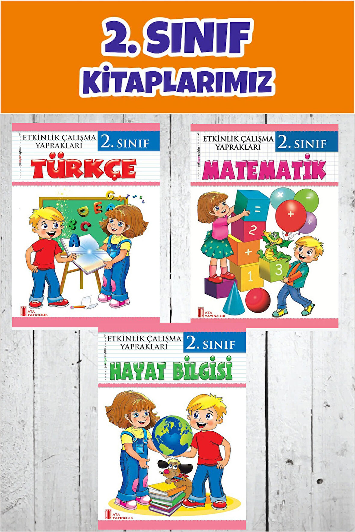 2.Sınıf Türkçe -Matematik-Hayat Bilgisi Etkinlik Yaprakları Seti