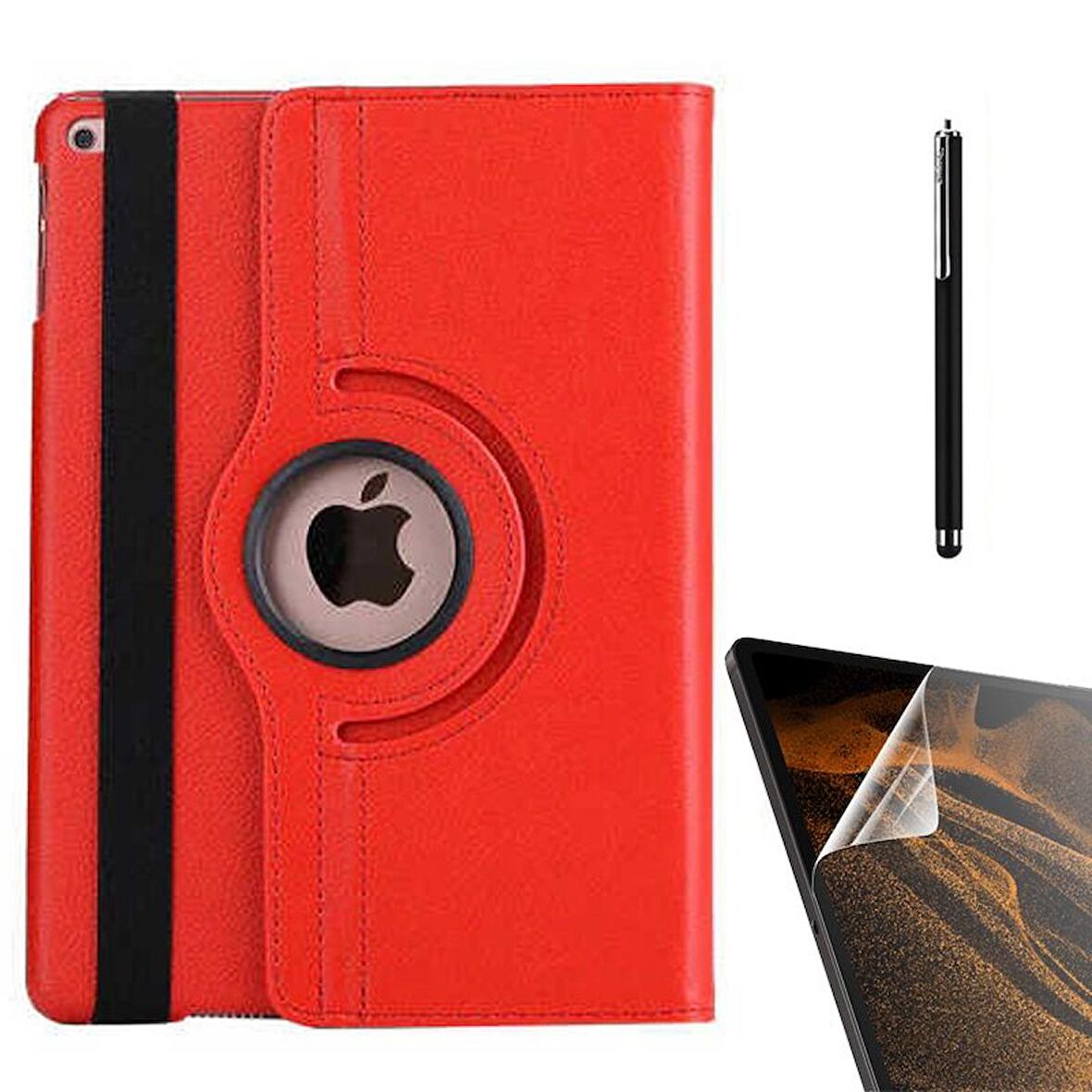 Smcase Apple iPad 10.2 2021 9.Nesil Kılıf 360 Dönebilen Koruma Kapaklı Standlı dn22  Nano  Kalem
