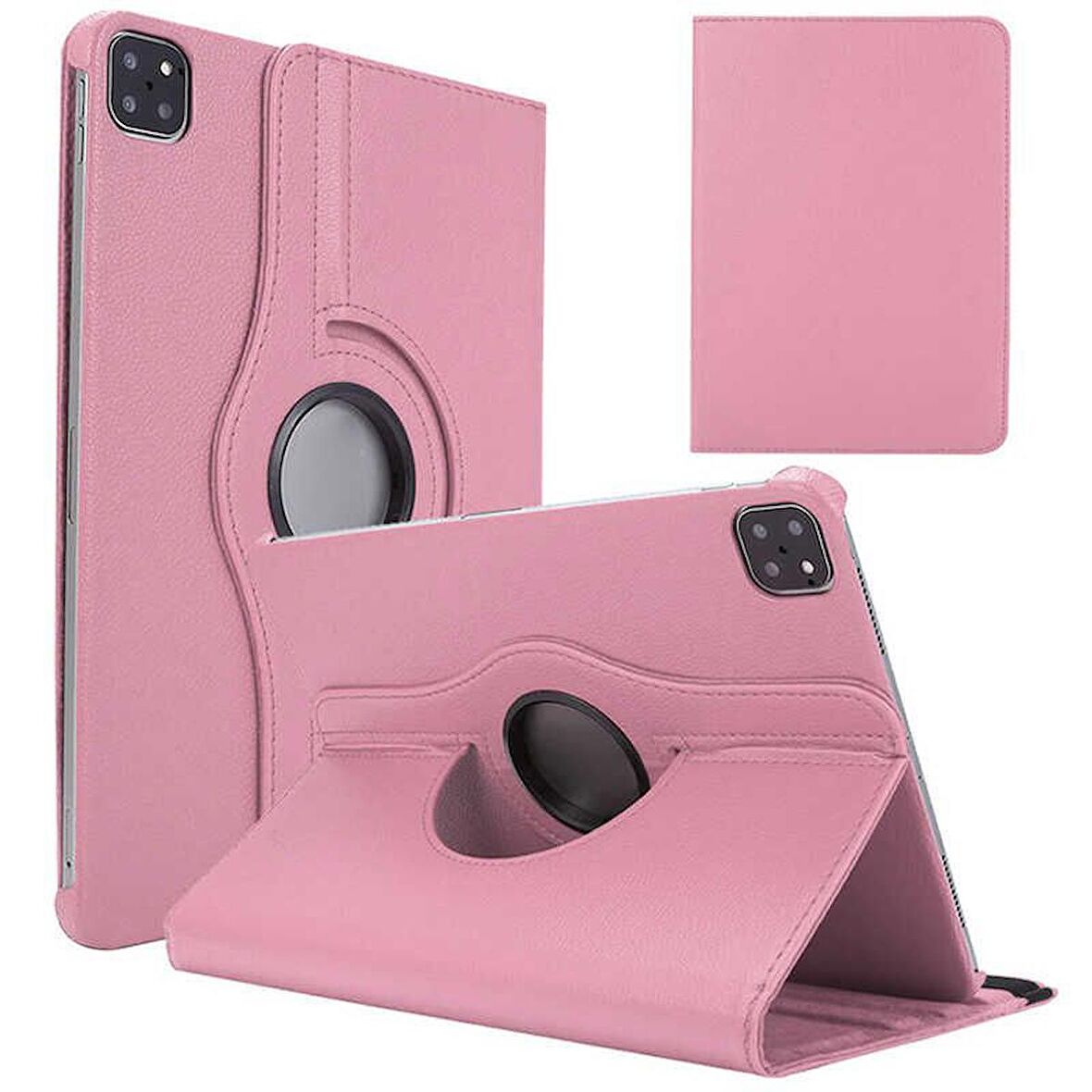 Smcase Apple iPad Air 10.9 2020 4.Nesil Kılıf 360 Dönebilen Koruma Kapaklı Standlı dn2