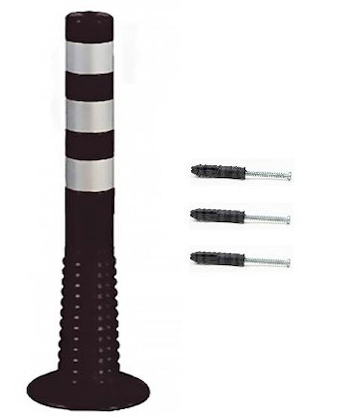 Siyah Renk Otopark Düzenleyici 75 Cm Eco Delinatör