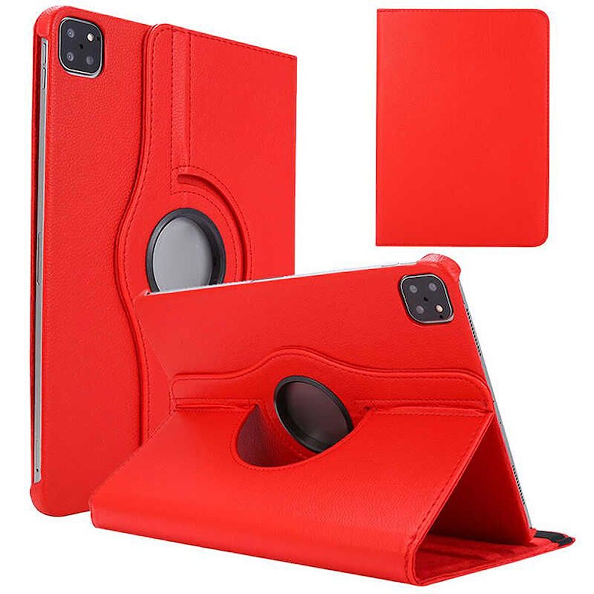 Smcase Apple iPad Air 10.9 2022 5.Nesil Kılıf 360 Dönebilen Koruma Kapaklı Standlı dn2