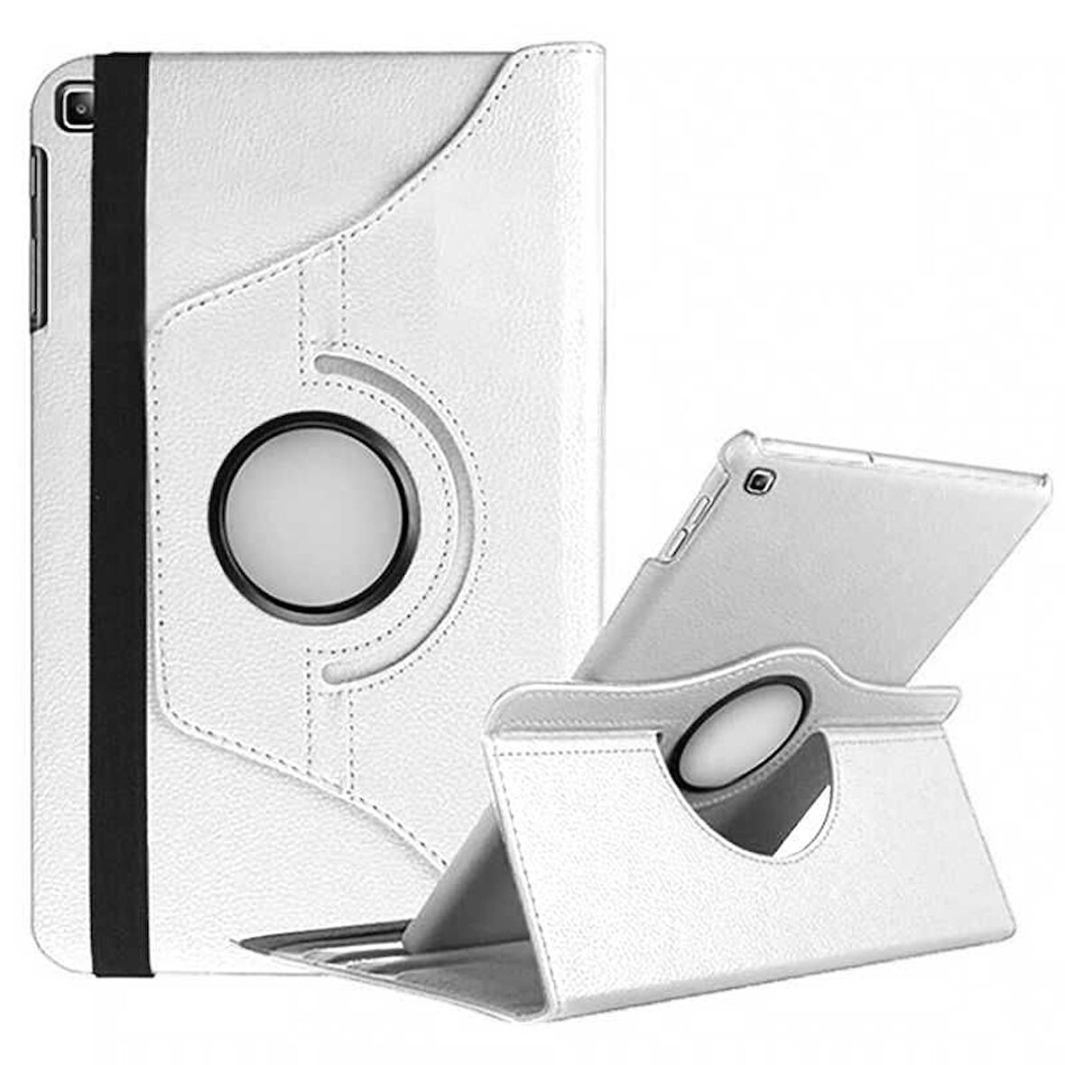 Smcase Samsung Galaxy Tab A 8.0 2019 T290 Kılıf 360 Dönebilen Koruma Kapaklı Standlı dn2