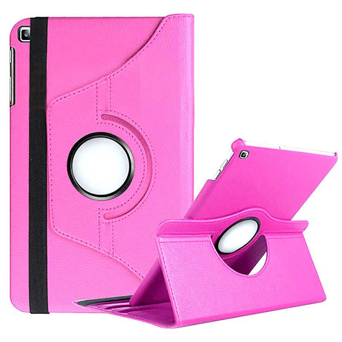 Smcase Samsung Galaxy Tab A 8.0 2019 T290 Kılıf 360 Dönebilen Koruma Kapaklı Standlı dn2