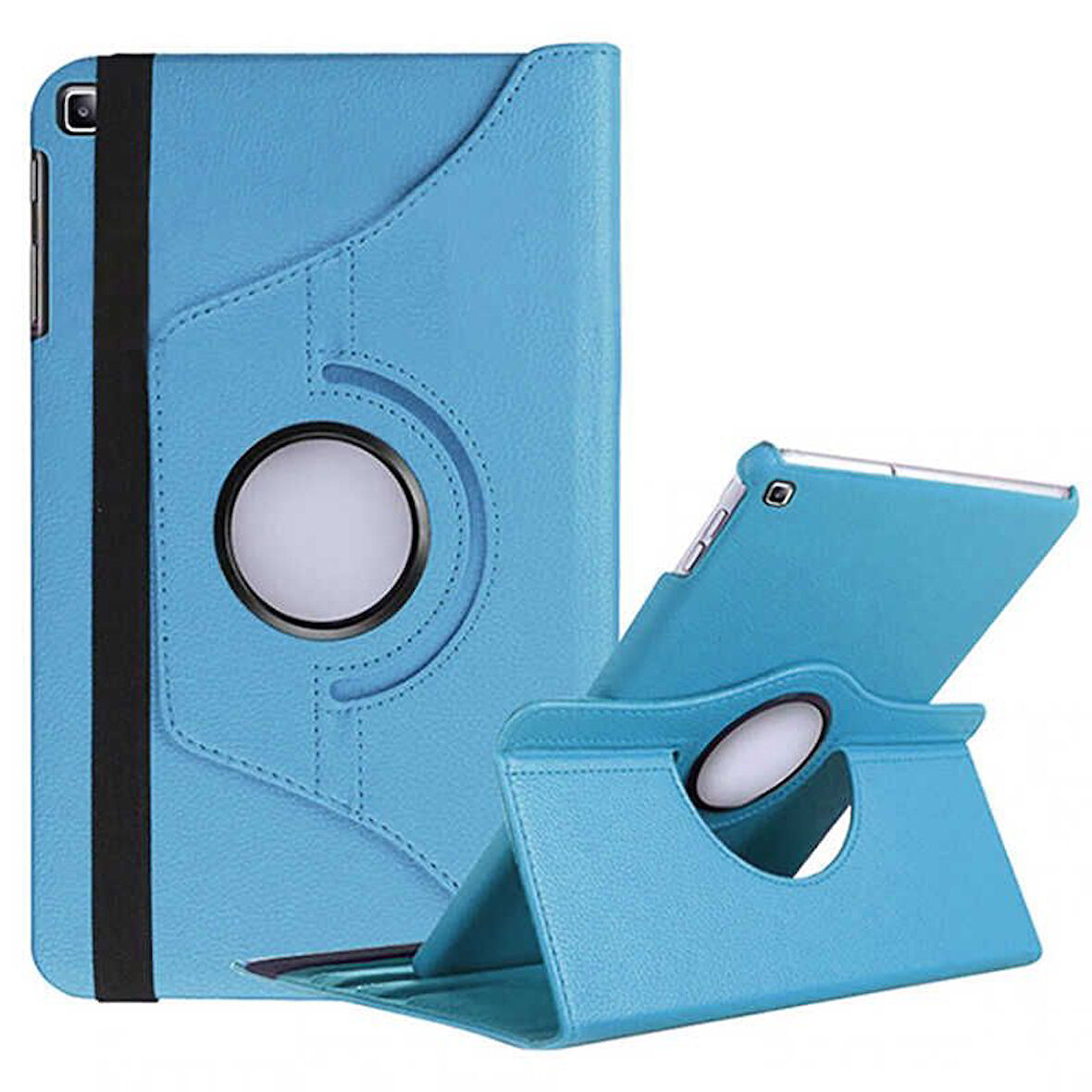 Smcase Samsung Galaxy Tab A7 10.4 T500 2020 Kılıf 360 Dönebilen Koruma Kapaklı Standlı dn2
