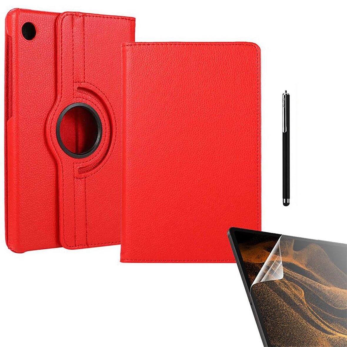 Smcase Huawei MatePad T10 Kılıf 360 Dönebilen Koruma Kapaklı Standlı dn22  Nano  Kalem