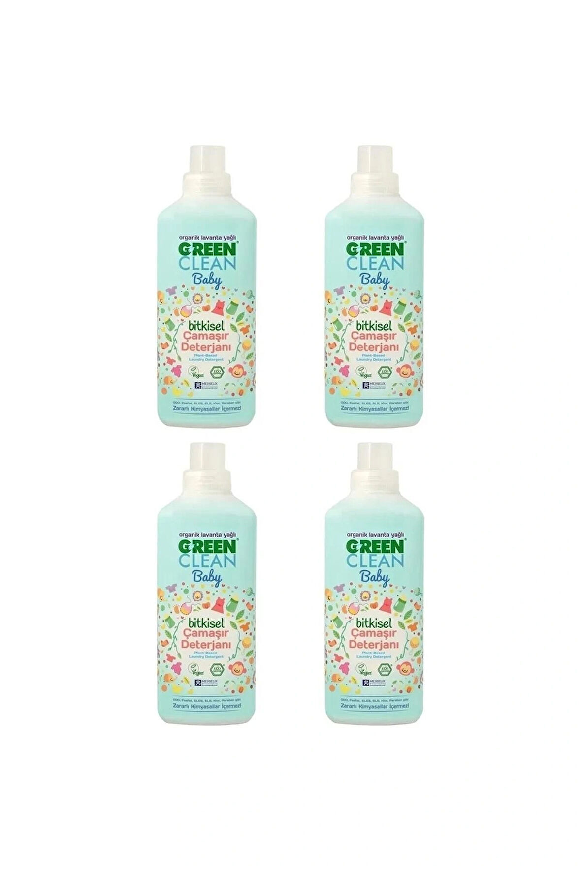 Green Clean U Green Clean Baby Çamaşır Deterjanı 1 L x 4