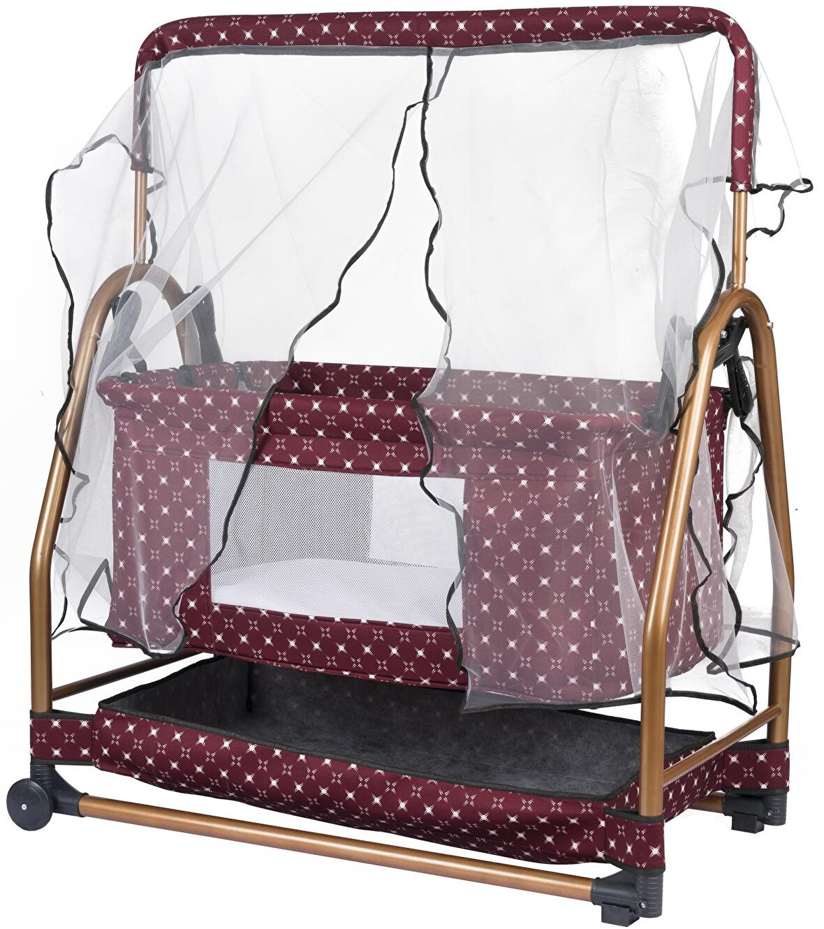 BabyDoor Rocco Plus Sallanabilir Bebek Beşiği Sepet Beşik 50x90cm