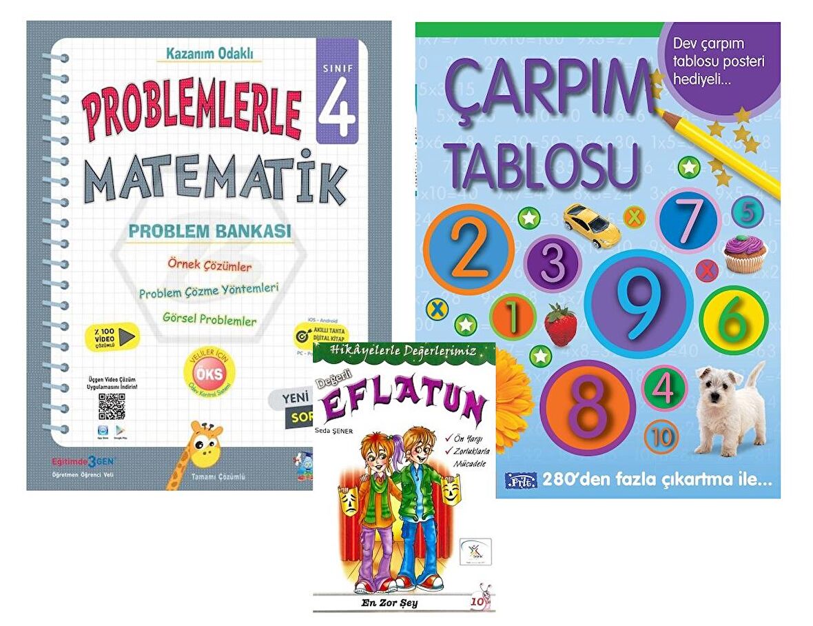 Üçgen 4.Sınıf Problemlerle Matematik+ Çarpım Tablosu