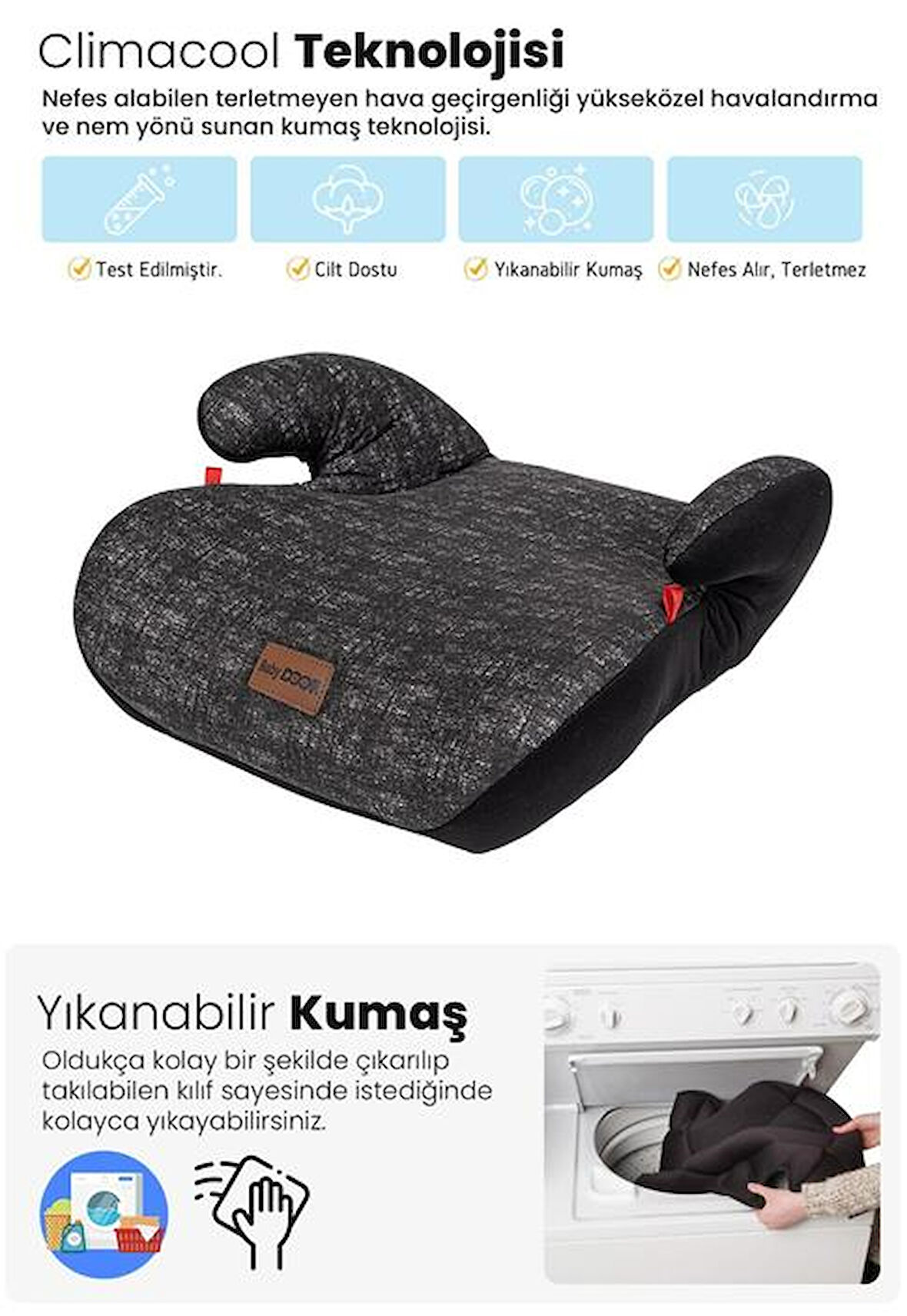 Babydoor Motto 15-36 KG Yükseltici Oto Koltuğu Ultra Comfort Yükseltici