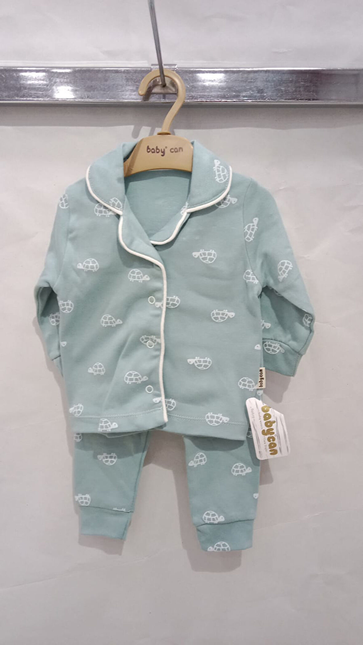 uğurböceğiçocuk Kaplumbağa Baskılı Pijama Takım 2409