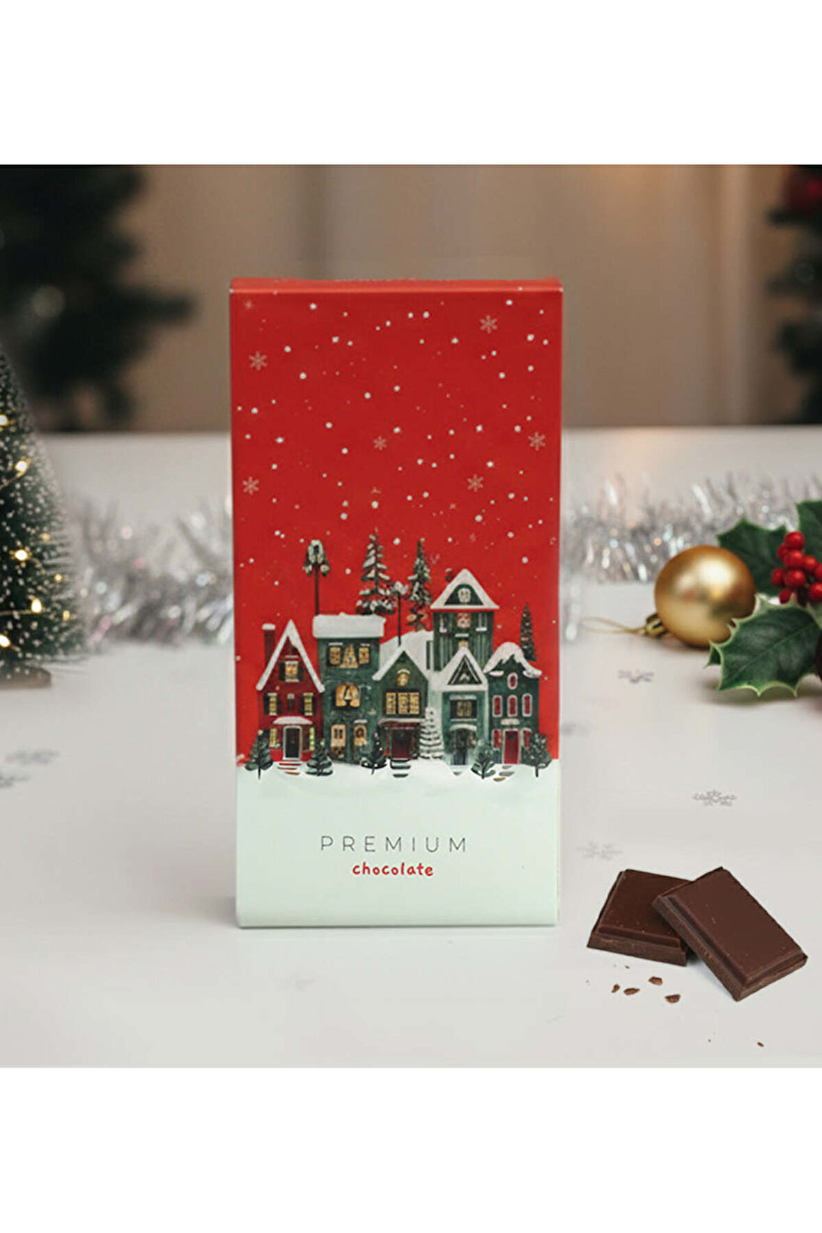 Yılbaşı Temalı Premium Çikolata