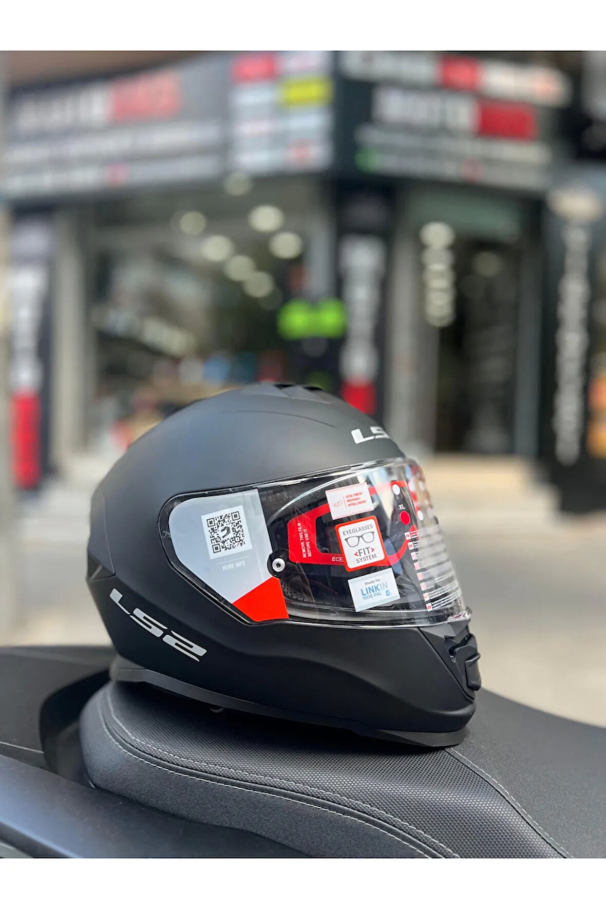 Storm 2 Mat Siyah Full Face Motosiklet Kask