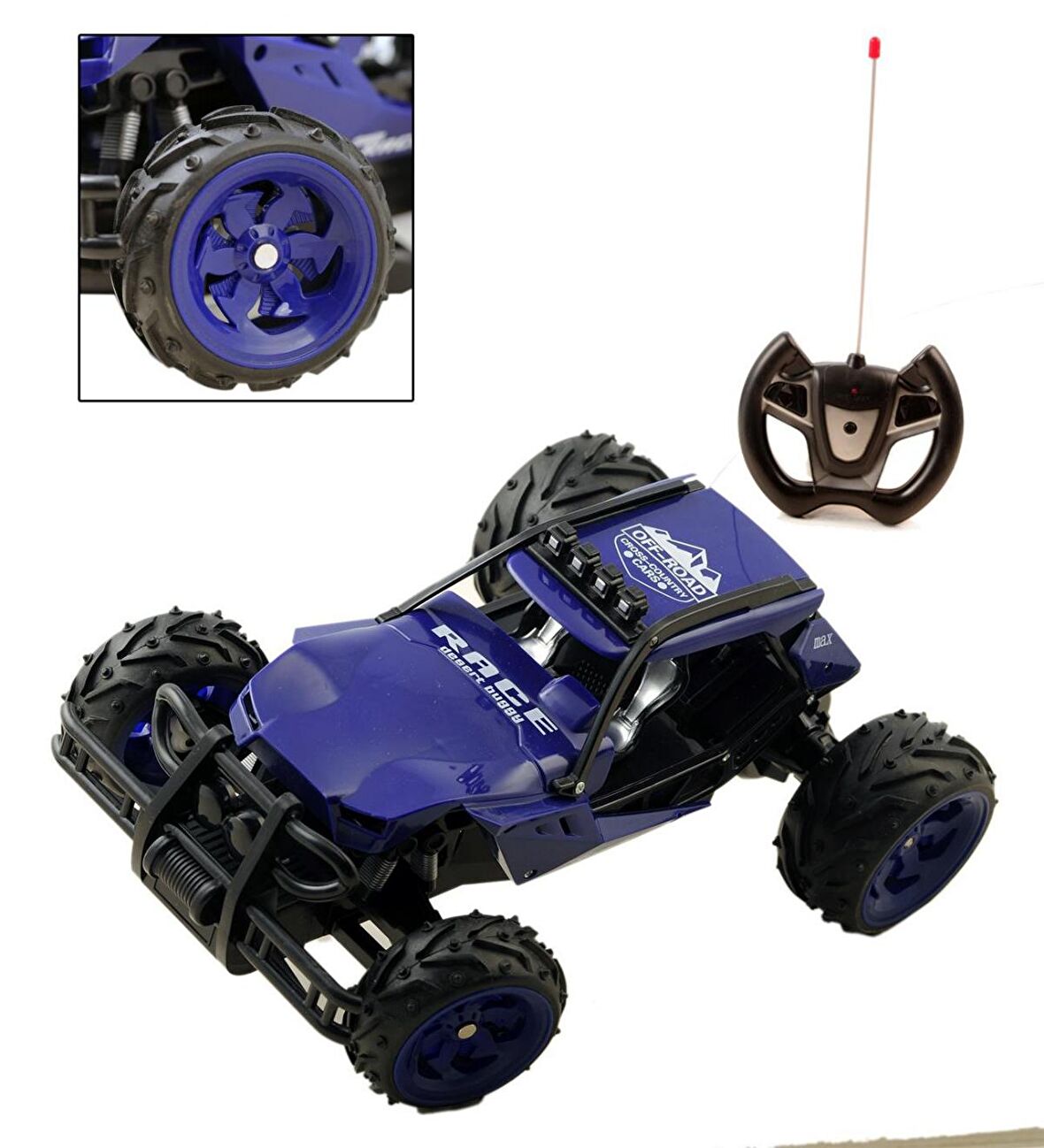 U/K, Quad Dessert Fury 25 Kmh Hızlı - 1:16 Off Road Şarjlı Jeep