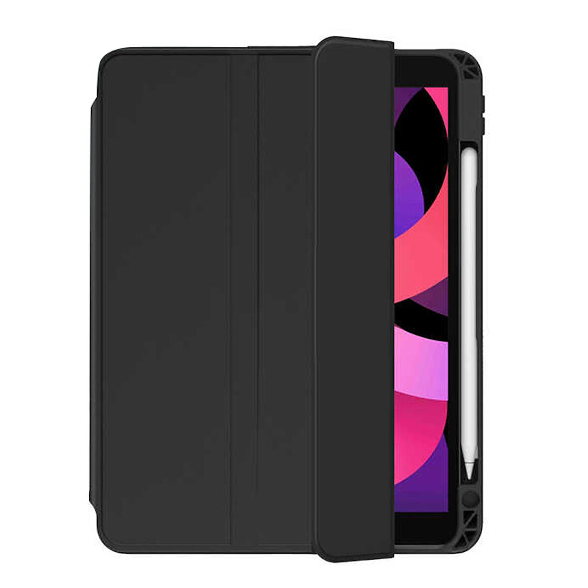 Smcase Apple iPad Pro 11 2022 M2 Kılıf Standlı Kalem Bölmeli Arkası Şeffaf nt2