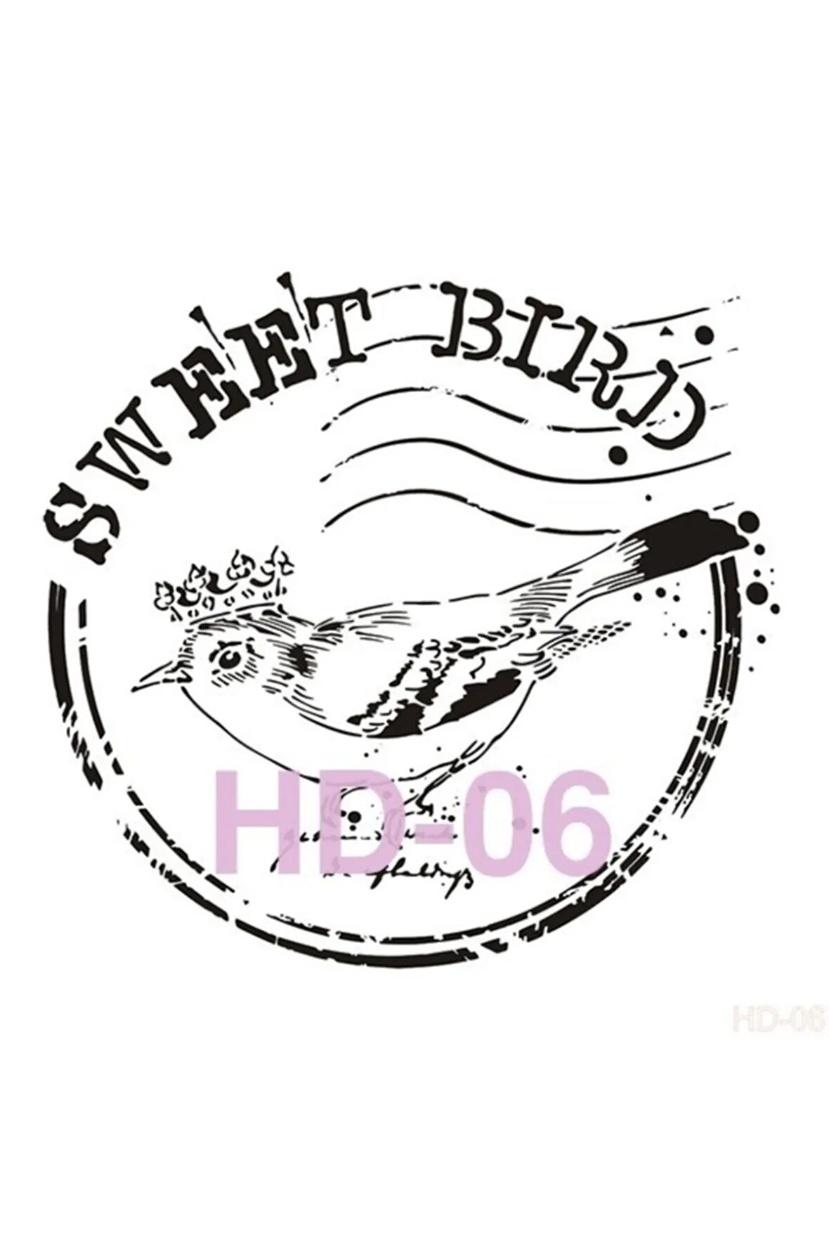 Hd006 Home Dekor Stencil 45x45