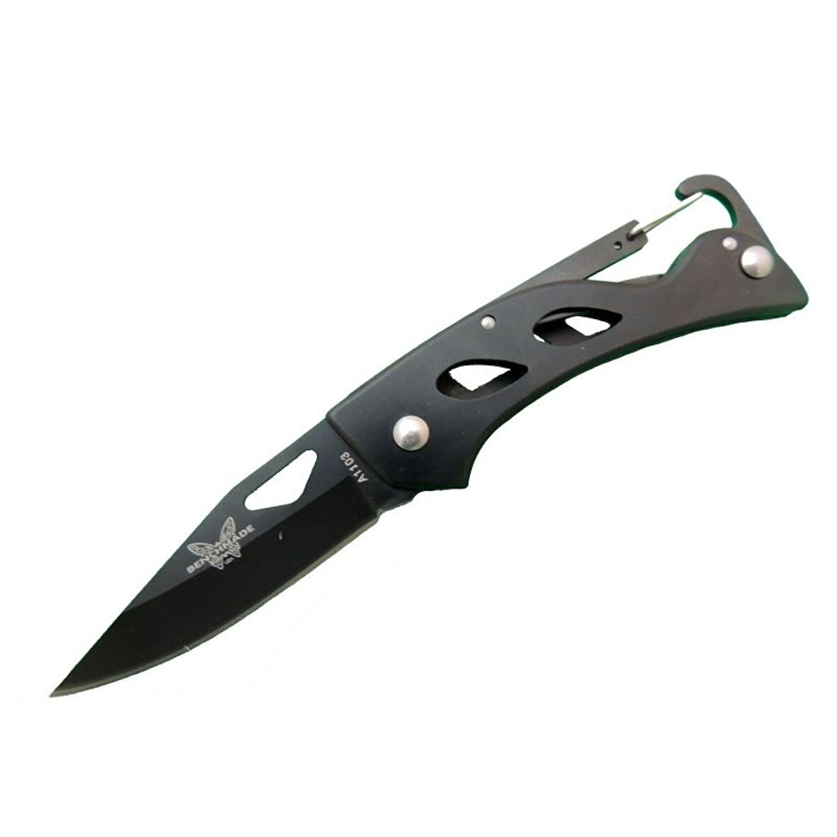 Benchmade A1103b Siyah Kamp Çakı 15 Cm - Kancalı Metal Saplı