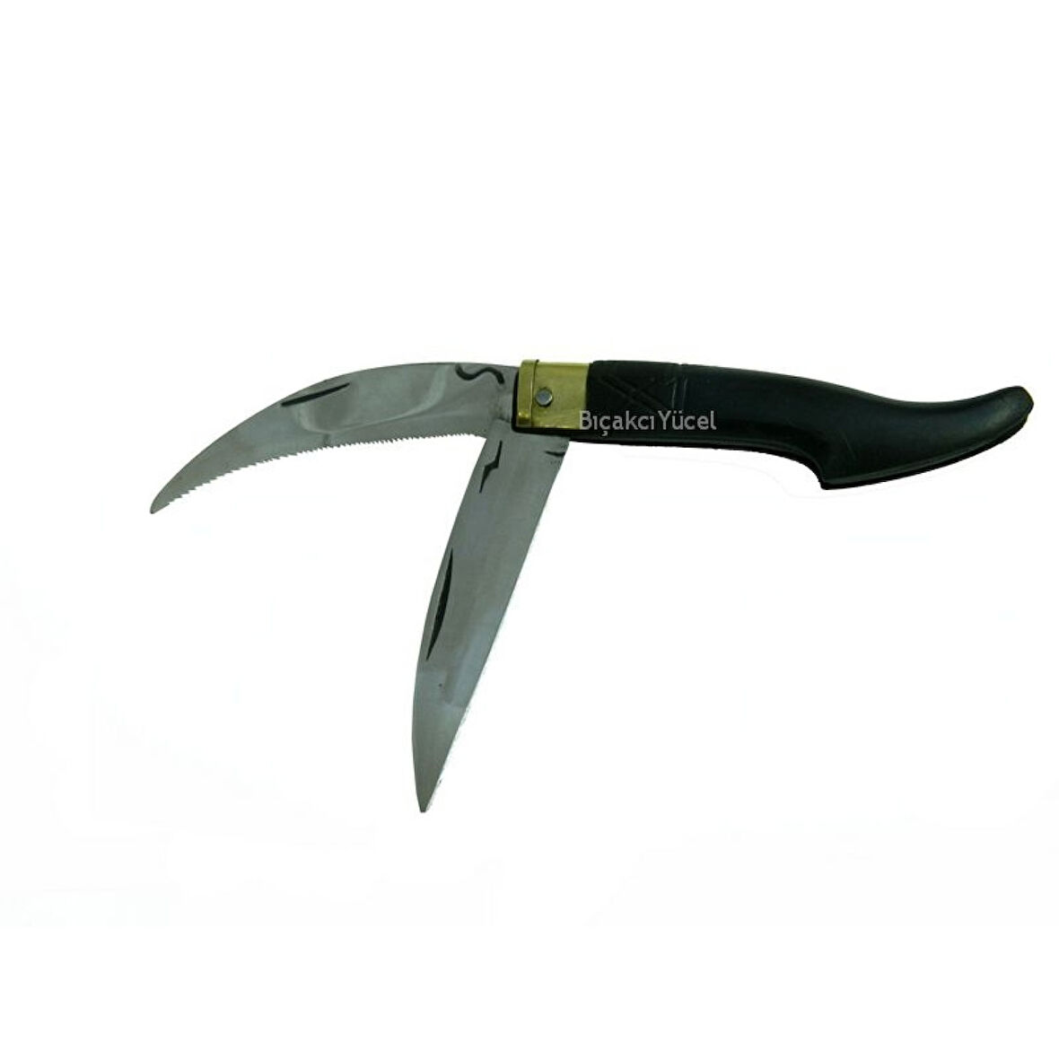 Tosya Küçük Çiftli Testereli Bıçkı Çakı 14 Cm - Plastik Saplı, Manuel