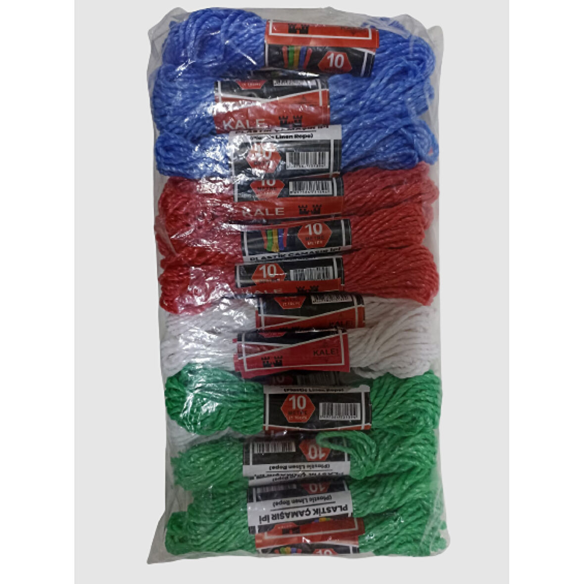 Kale Plastik Çamaşır İpi 10 Metre 24 Adet (4915)