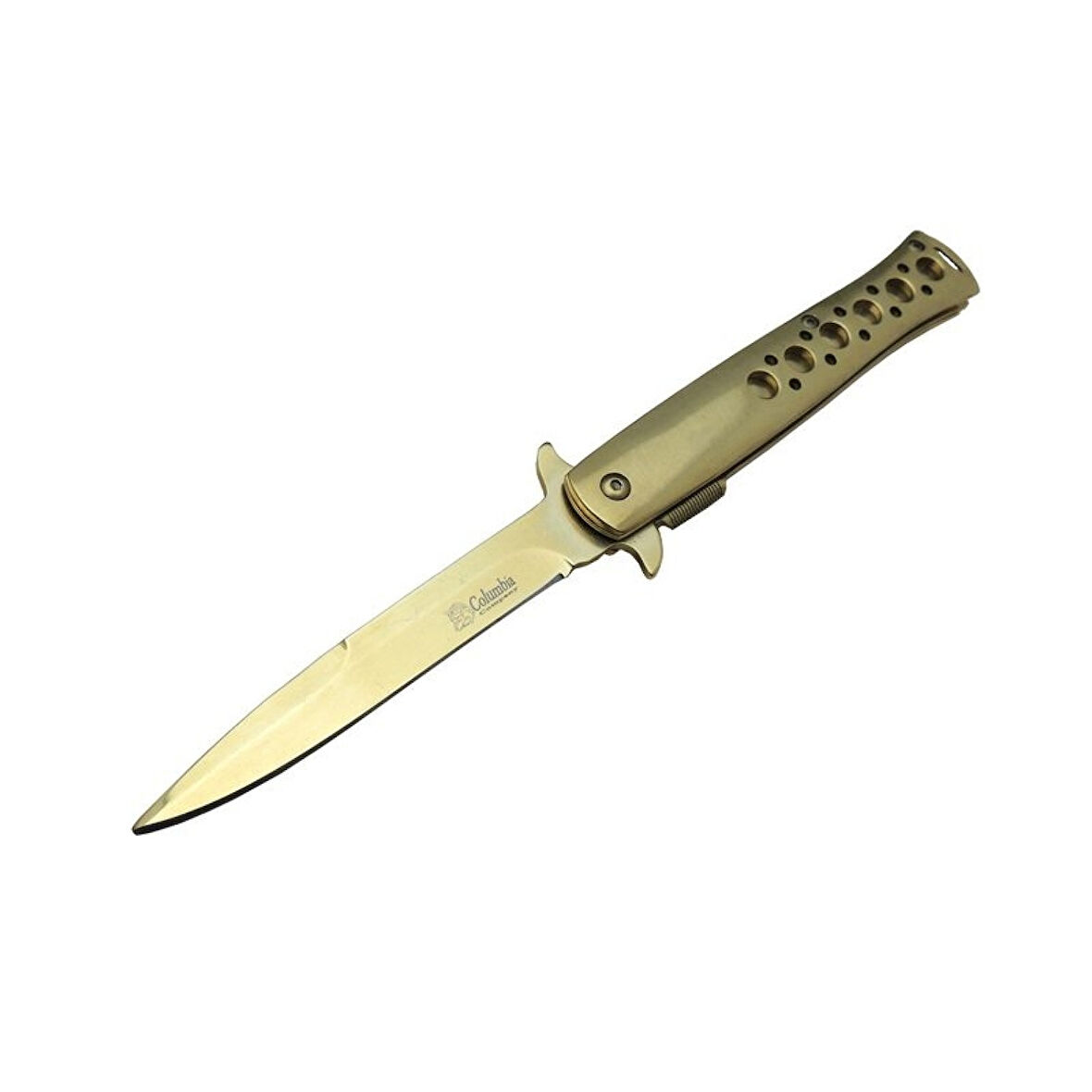 Tac-force 1111a T-lite Gold Kamp / Av Çakısı 23cm- Yarı Otomatik, Metal Sap