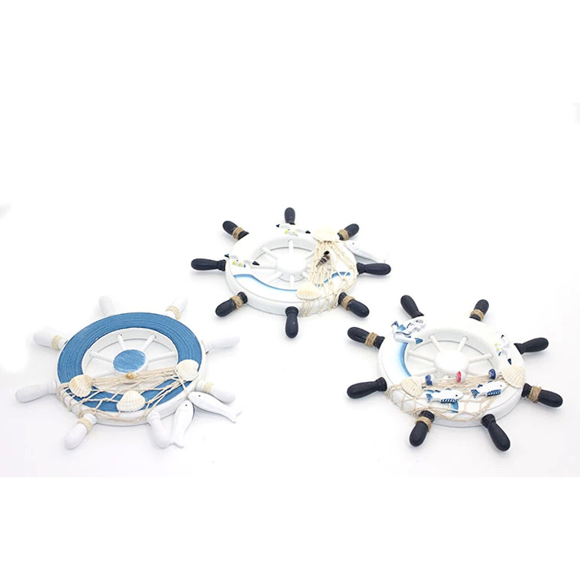 Ahşap Marin Duvara Asmalı Dümen Alk2464