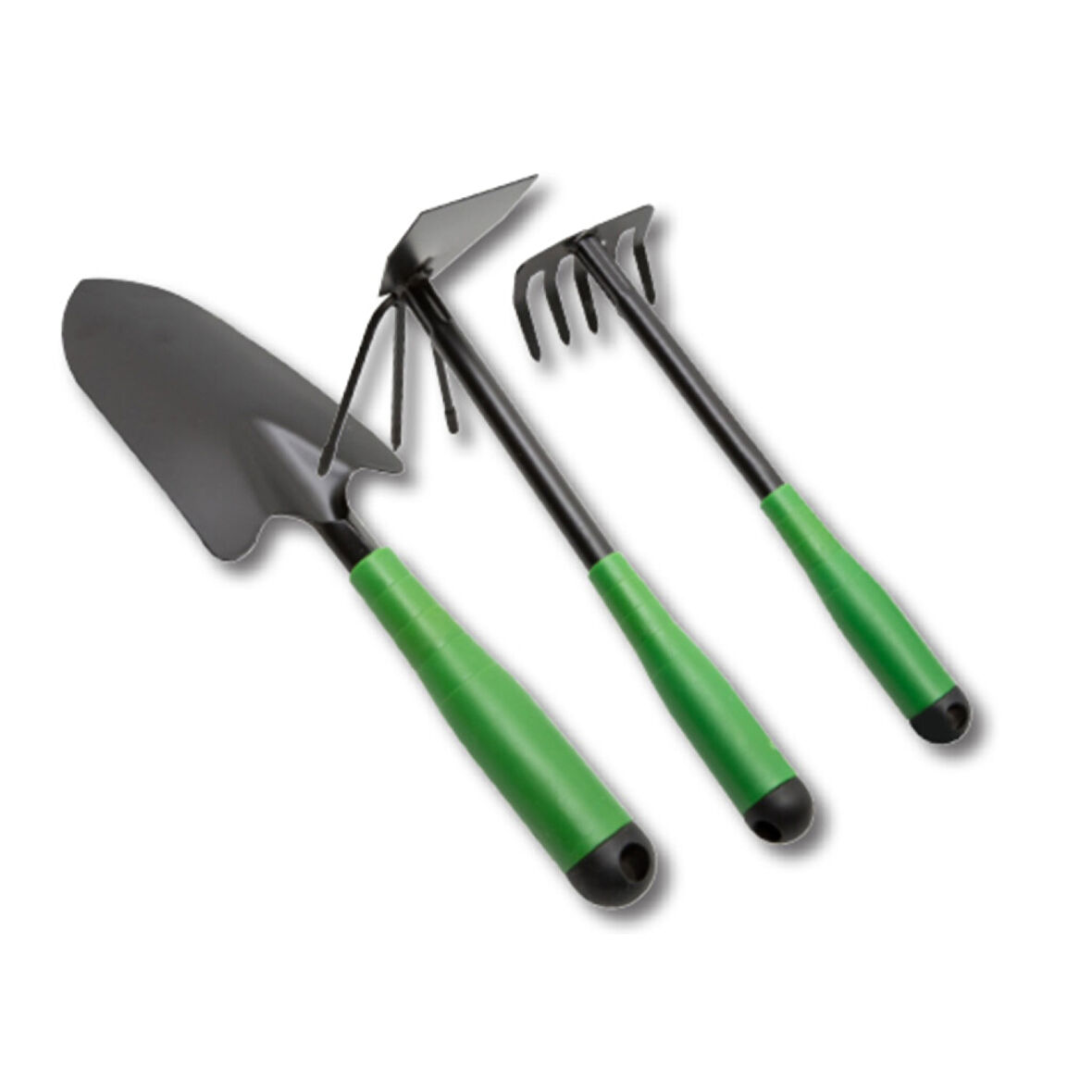 3 Parça Bahçe Seti - Çapa Tırmık Kazma Set (4915)