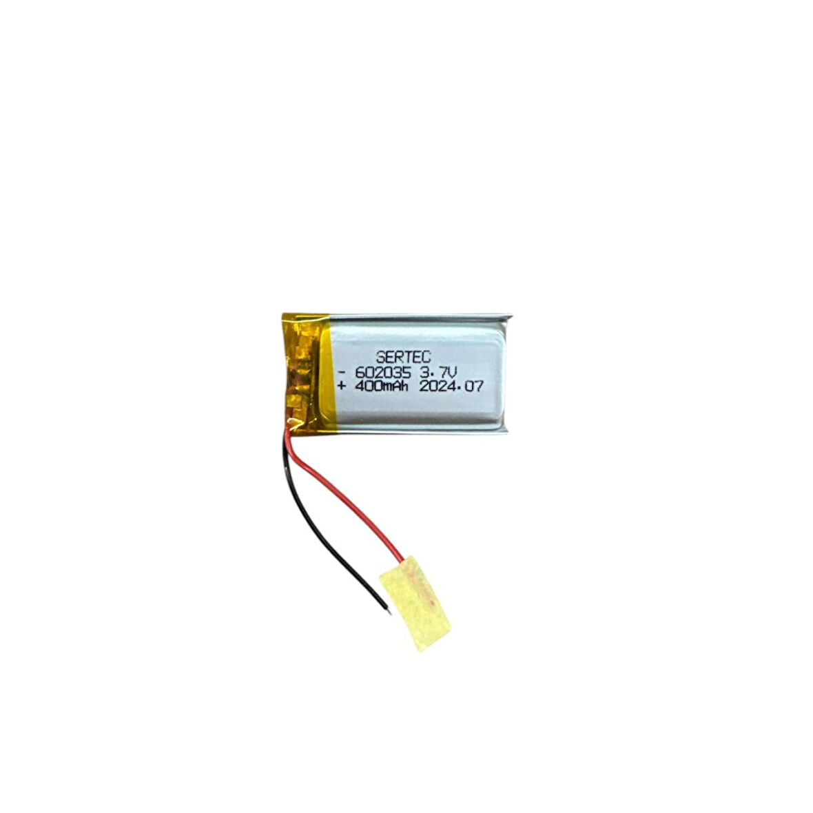 602035 3.7v 400mah Li-polymer Pil (devreli/1.5a)