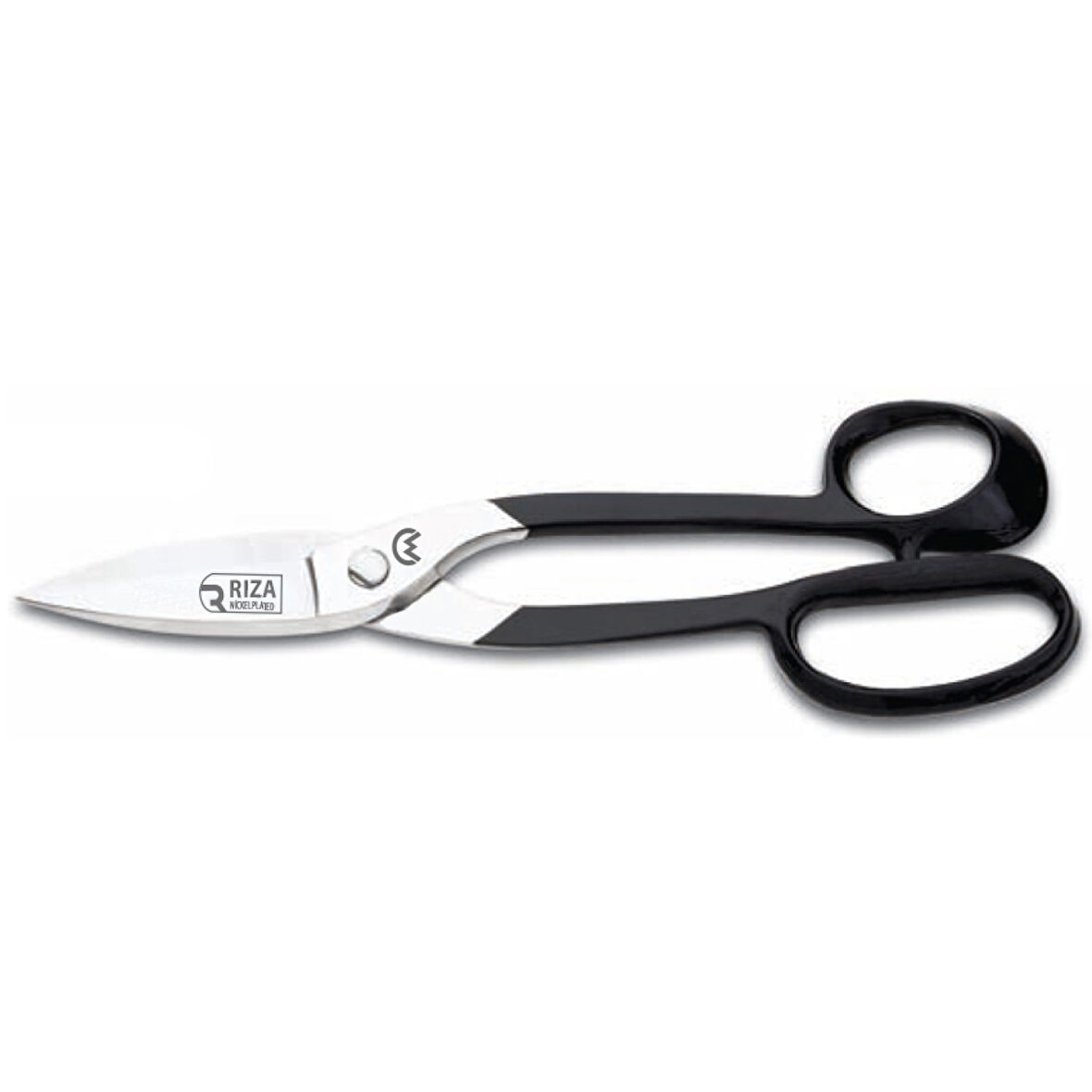 Rıza A4825 Karton Makası No: 12 İnç / 30,48 Cm - Nikel Kaplama