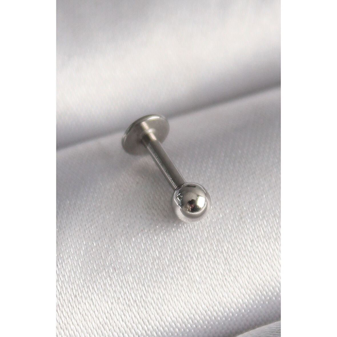 316l Çelik Gümüş Renk Topçuk Piercing - Tj-pr1368