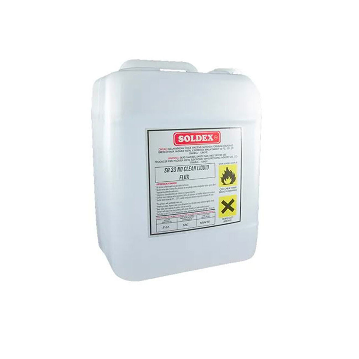 No Clean Flux 5 Lt Sr33 - Temizleme Gerektirmeyen Lehim Suları