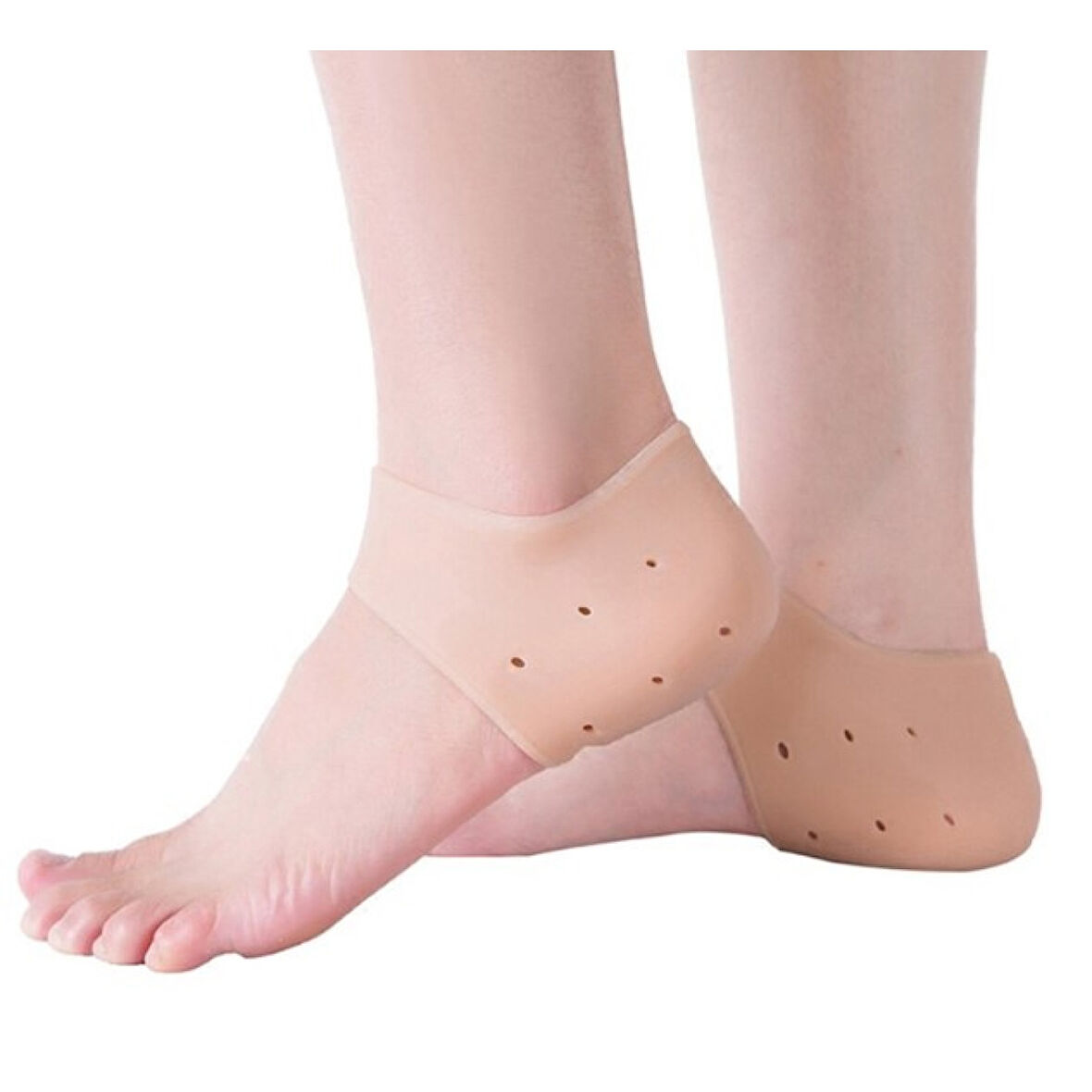 Silikon Topuk Çorabı Ten Rengi (4915)