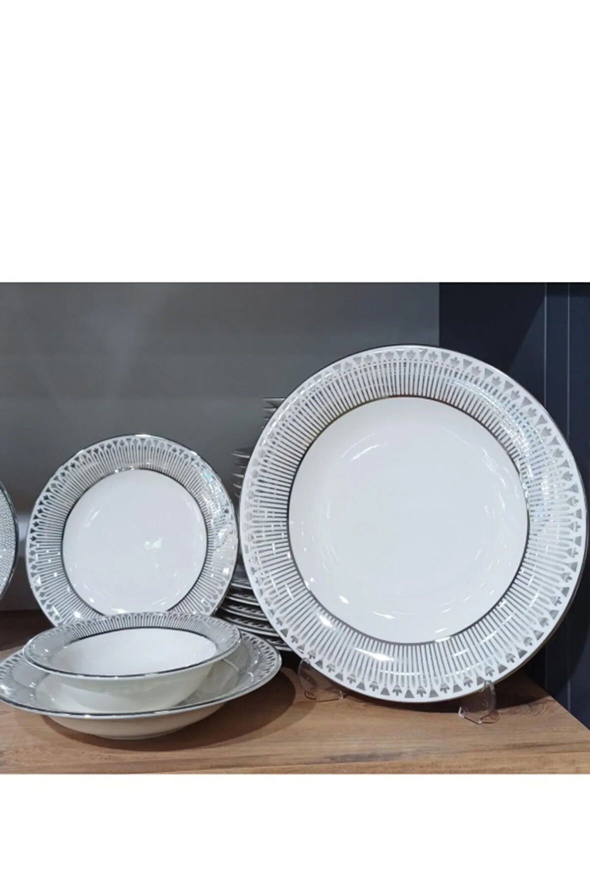 K. Plus Kahvaltı Takımı Porselen 6 Kısılık 24 Parca