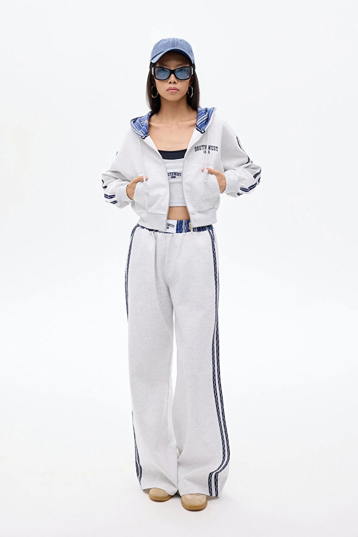 Quzu Kumaş Matchli Kadın Pantolon