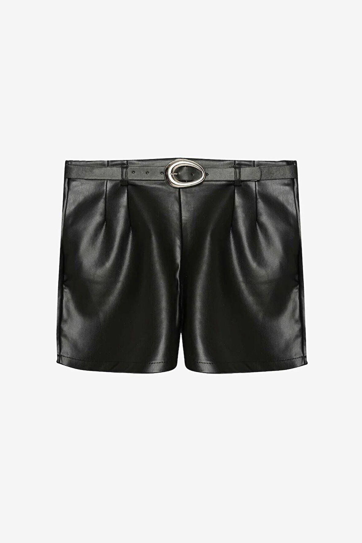 Quzu Kemer Detaylı Kadın Şort