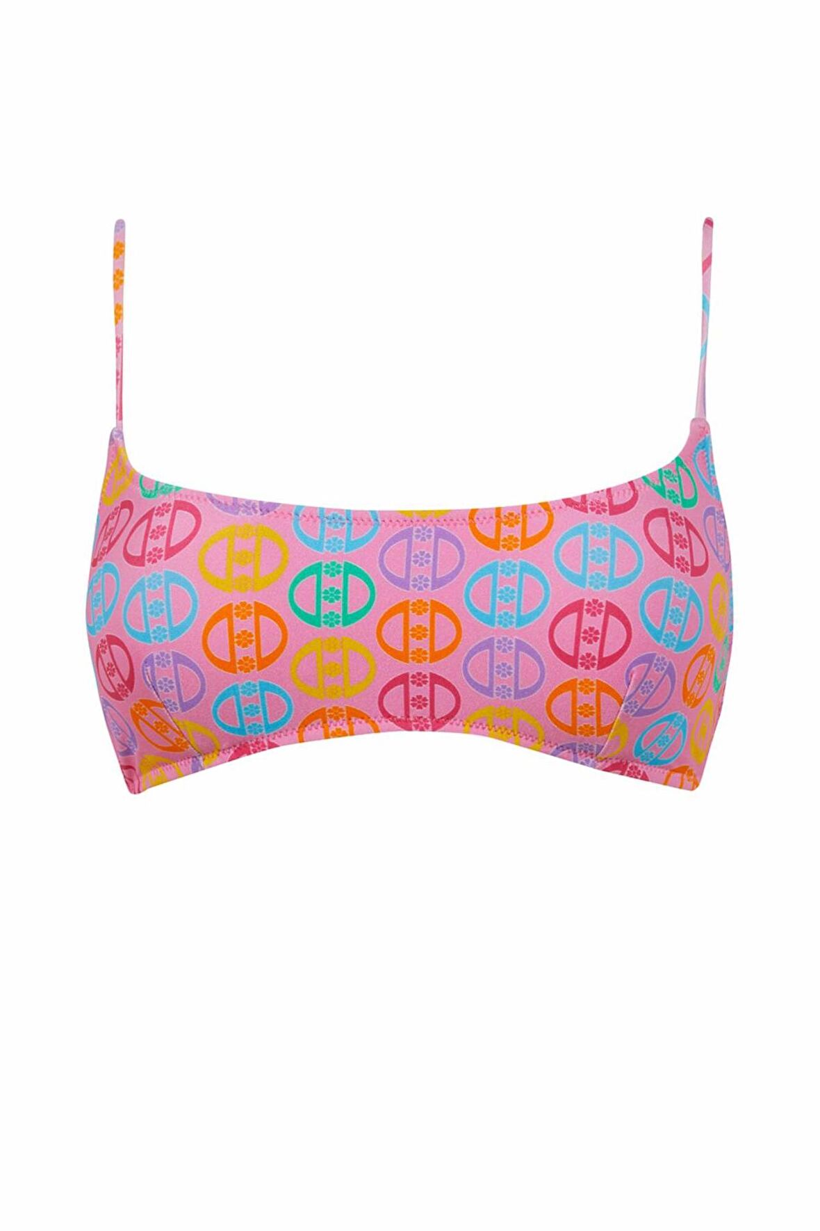 DeFacto x Declara Desenli Bikini Üstü C5808AX24HSPN463