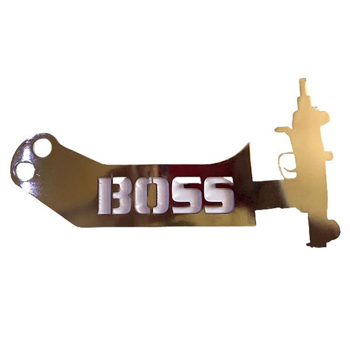 Motosiklet Modifiye Çeki Demiri Boss Nikel