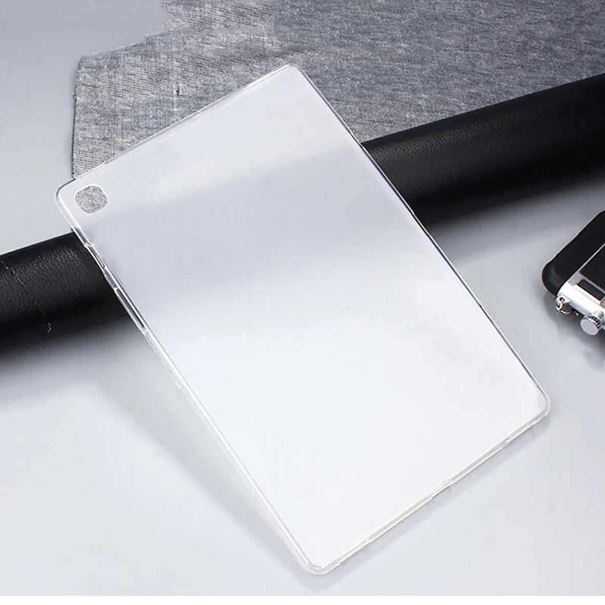 Smcase Samsung Galaxy Tab S6 Lite P610 Kılıf Arkası Buzlu Lüx Koruma Silikon s2