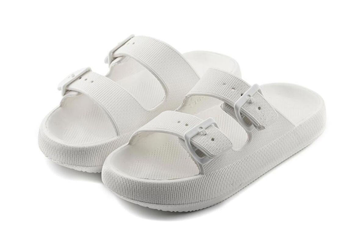 Roy Jones Unisex Eva Outdoor Çift Tokalı Ayarlanabilir Su Geçirmez Tutucu Taban Terlik