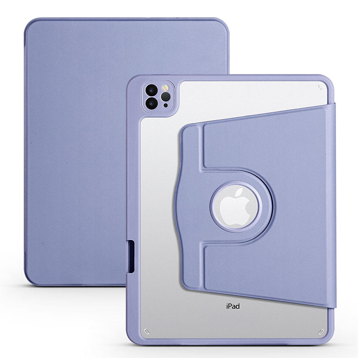 Smcase Apple iPad Pro 11 2020 2.Nesil Kılıf Smart Kapaklı Kalem Bölmeli Termik Arkası Şeffaf T1