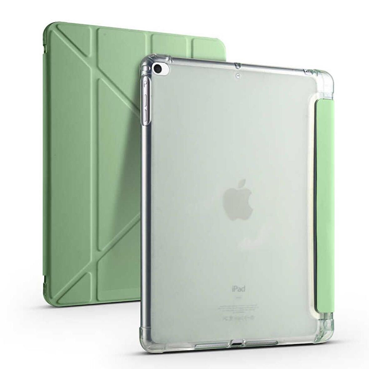 Smcase Apple iPad 9.7 2018 6.Nesil Kılıf Katlanabilir Standlı Pu Silikon tf1
