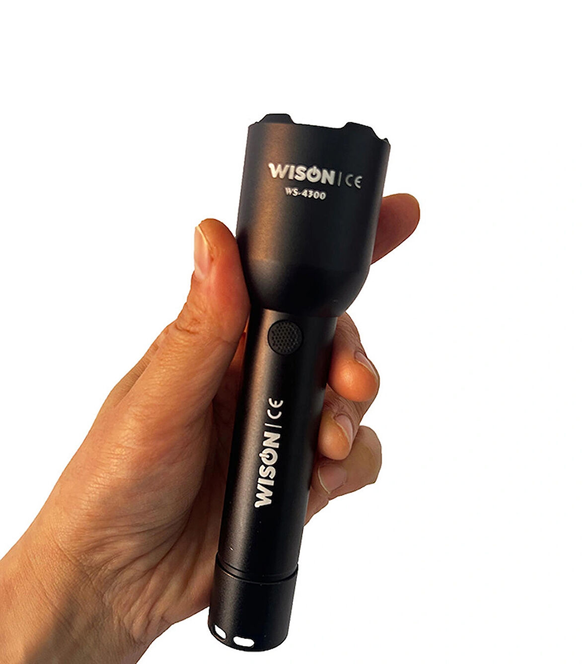 Wison WS-4300 Profesyonel Şarjlı El ve Tüfek Feneri 1200 Lümen